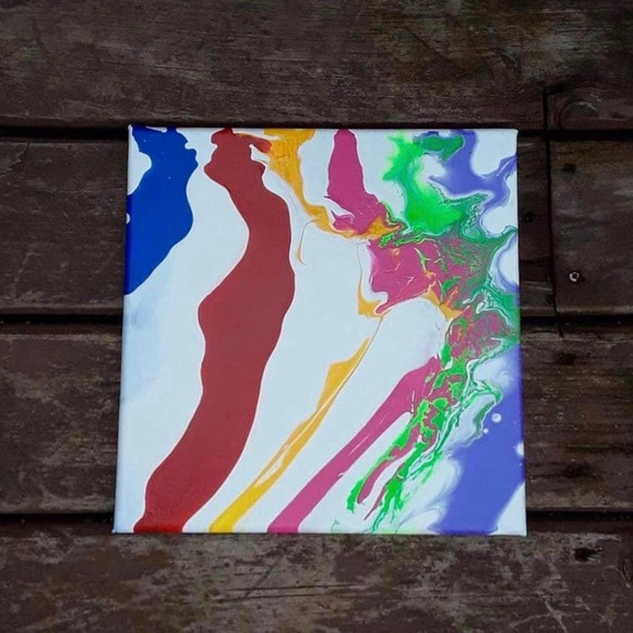 Original Acrylic Abstract Decor Art - Picture 1 of 1